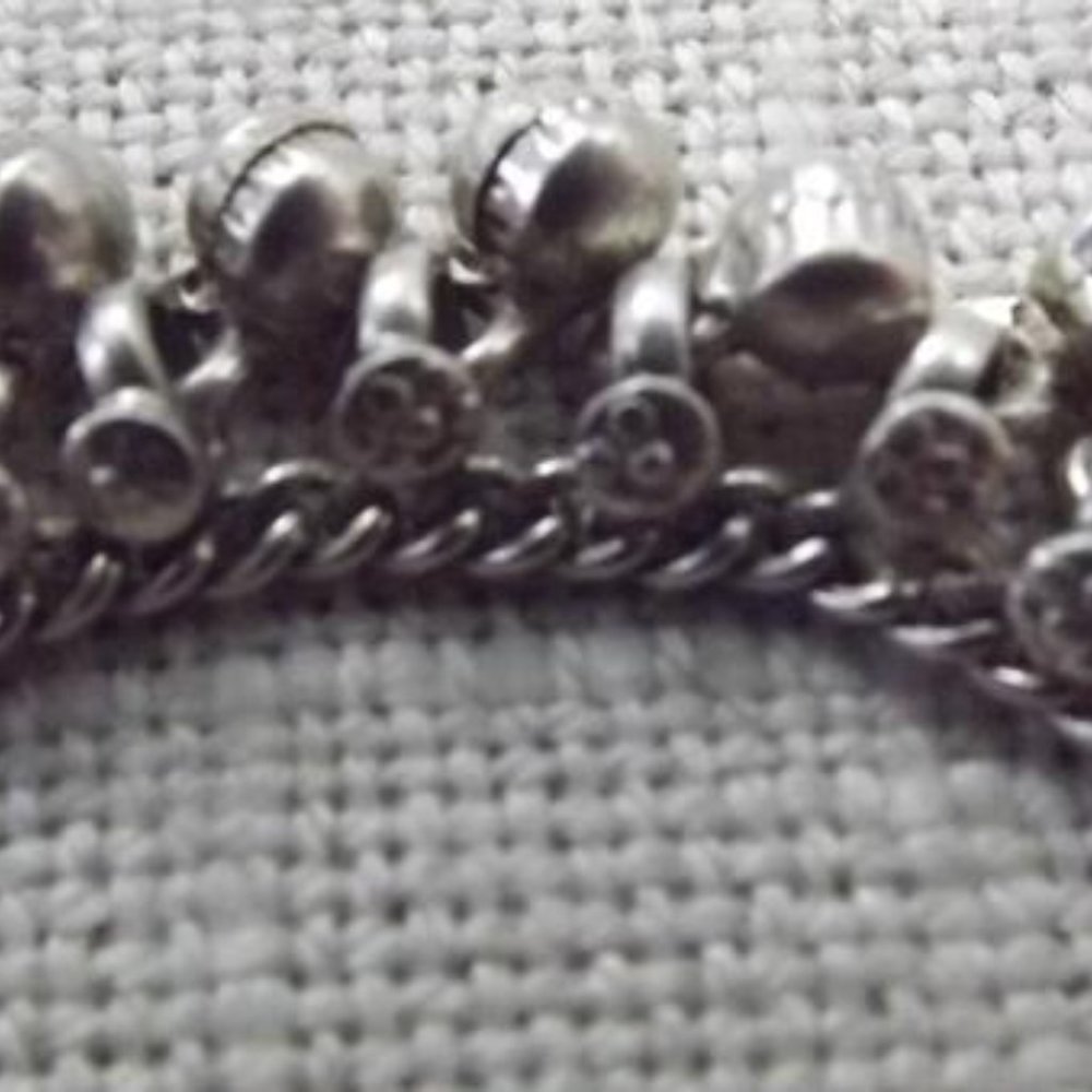 Indian Silver Hallmarked Baby Bead Bracelet - Picture 5 of 5